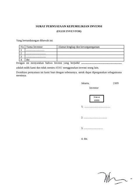 File Surat Pernyataan Id 14047 Surat Pernyataan Pengalihan Hak Dan