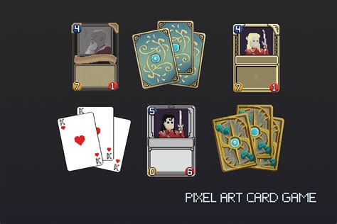 Pixel Art Card Game Ui 2d Icons Unity Asset Store