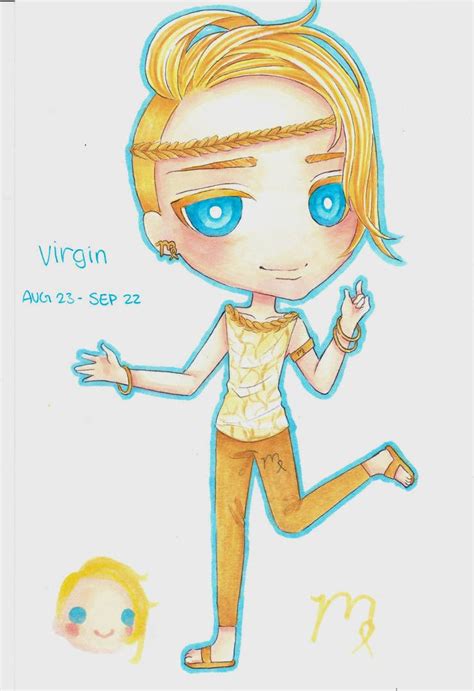 Male Virgo 2016 By Mikalincow Chibi Moon Witch Artist