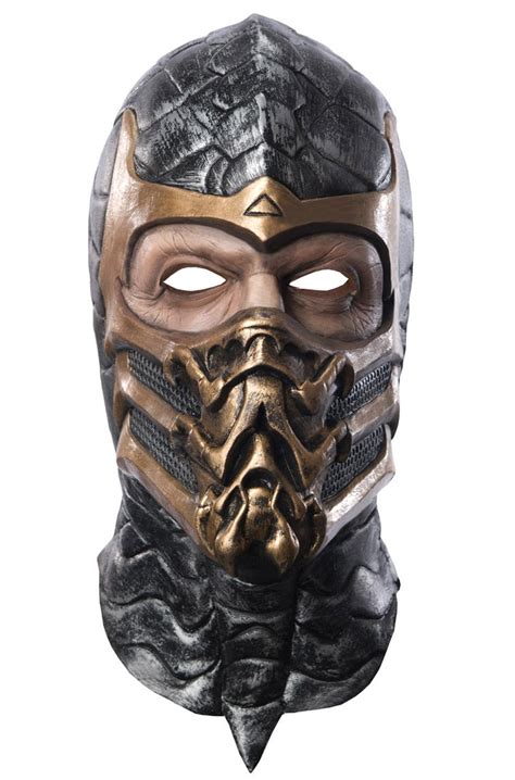 Mortal Kombat Scorpion Deluxe Adult Latex Mask Ebay