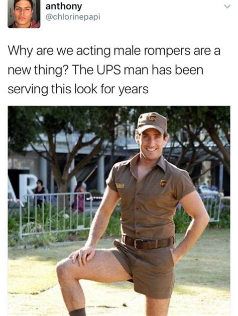Rompers And UPS Men Moda Hombre Hombres Moda