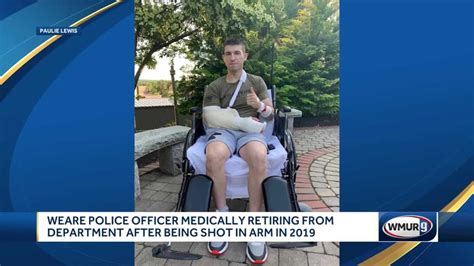 Weare Police Officer Medically Retiring After Being Shot In Arm In 2019