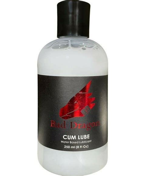 bad dragon 🐉 cum lube water based personal lubricant 8 fl oz discreet packaging ebay
