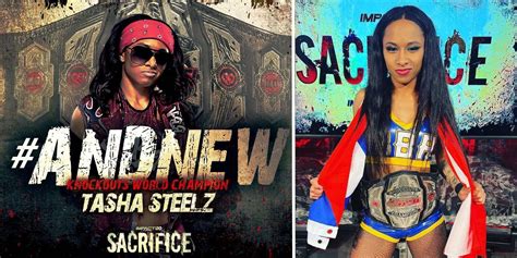 Tasha Steelz Defeats Mickie James For Impact Knockouts Title