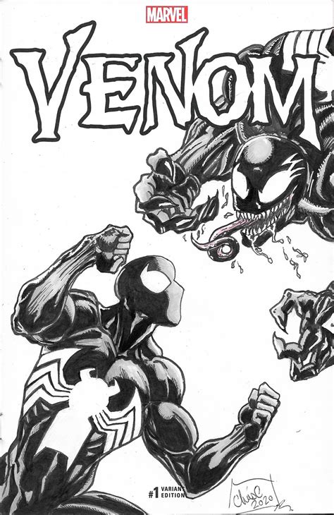 Symbiote Spider Man Vs Venom By Chrismilesc On Deviantart
