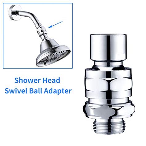 Miyili Shower Head Swivel Ball Adapter Shower Connector Ball Joint