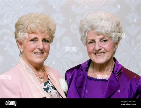 Twin Sisters They Are 78 Years Old Genetically Identical Monozygotic Twins Arise When A