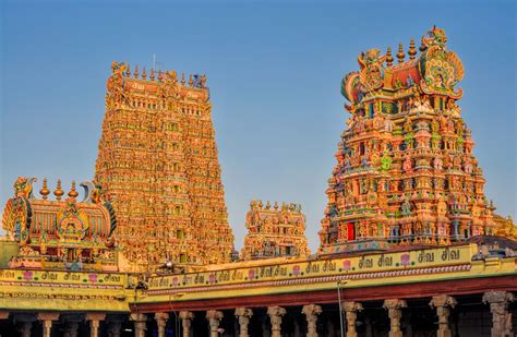 Meenakshi Amman Temple Madurai Tamil Nadu India Temple Meenakshi