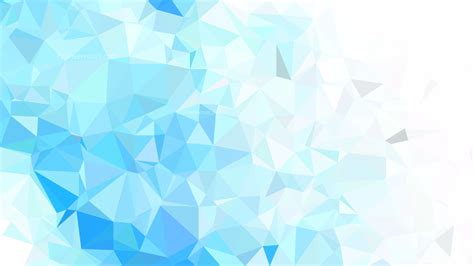 Abstract Blue And White Polygon Background Graphic Design Vector Image