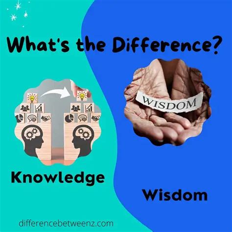Difference Between Knowledge And Wisdom Difference Betweenz