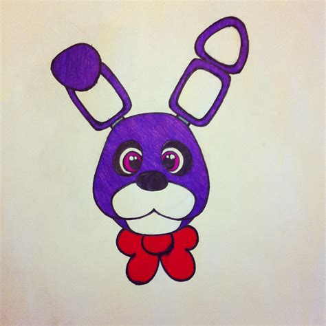 Bonnie Fnaf Drawing By Krazipixel On Deviantart