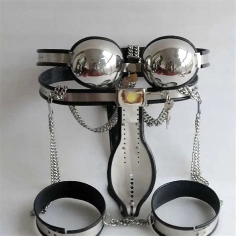 Male And Female Chastity Belt Device Stainless Steel Full Body Restraint Band Sm 28900 Picclick