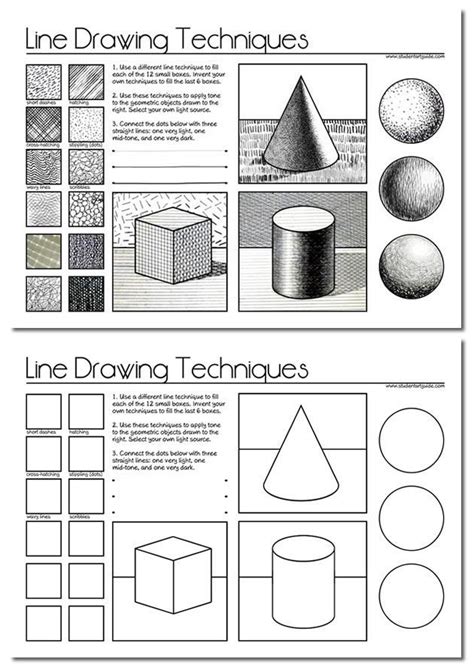 Pencil Shading Exercises Worksheets Pdf When Working On This Exercise