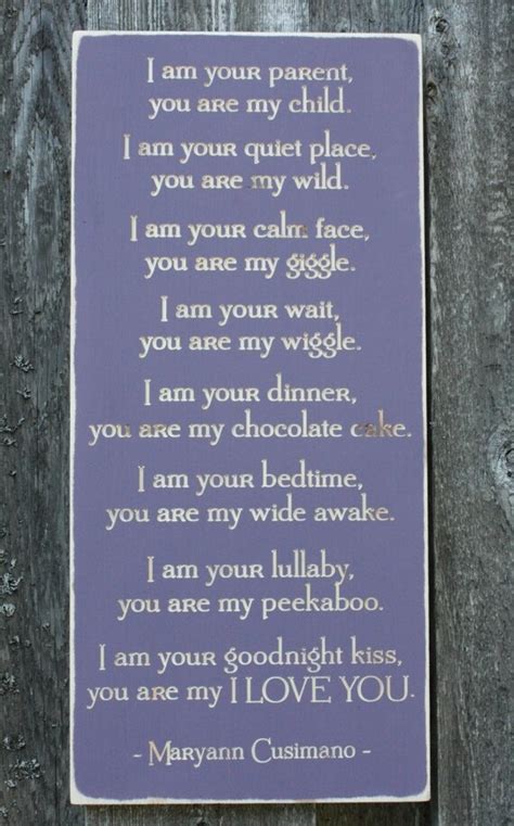 You Are My I Love You I Am Your Parent You By Rusticpinedesigns