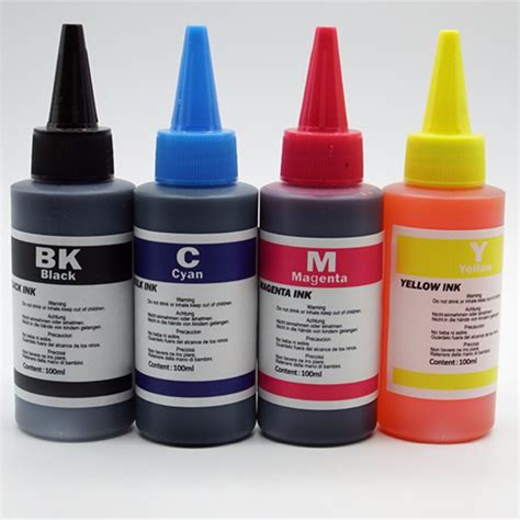 400ml High Quality Universal Refill Ink 4 Color C M Y Ksuit For Hp