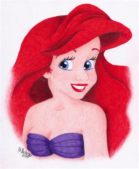 Ariel By The Happy On Deviantart Disney Princess Drawings Cartoon
