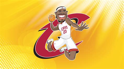 Lebron Cartoon Wallpaper Lakers Cartoon Wallpaper 1fc