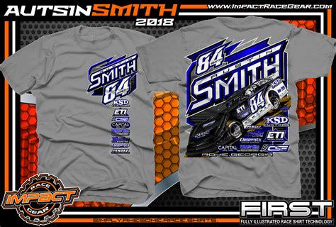 Browse through different shirt styles and colors. Racing Shirt Designs | Impact RaceGear | 877-743-8337