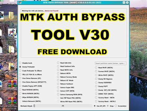 MTK Auth Bypass Tool V30 Latest Free Download Fidetec