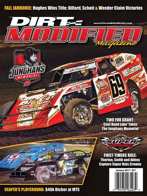 Schott Takes Cover Of Dirt Modified Magazine