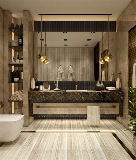 Luxurious Bathroom On Behance Contemporary Bathroom Designs Bathroom Inspiration Modern