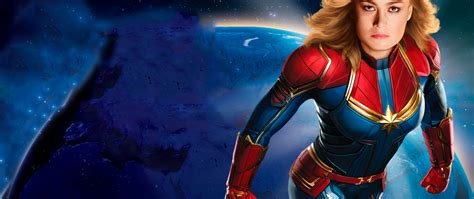 2560x1080 Captain Marvel New 2019 Poster Wallpaper2560x1080 Resolution