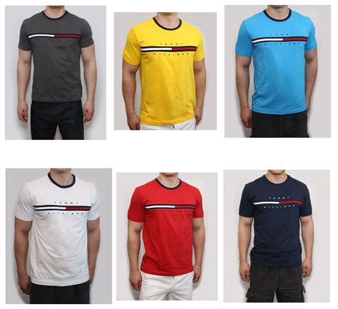 Build your forever wardrobe with farfetch & choose ✈ express delivery at checkout. New Tommy Hilfiger Men Classic Fit Crew Neck Logo Tee ...