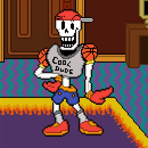 Pixilart Color Cool Dude Papyrus By Immediate54