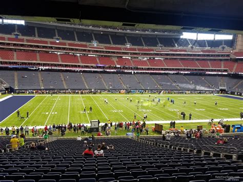 Nrg Stadium Section 109 Houston Texans