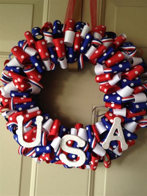 Katies Ribbon Wreaths Updated 4th Of July Wreath