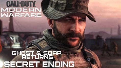 Call Of Duty Modern Warfare 2019 Secret Ending Post Credit Scene Soap