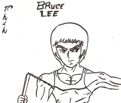 Bruce lee is my favorite kongfu artist. Bruce Lee Coloring Pages