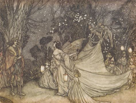 Elf Love Sfw The Meeting Of Oberon And Titania By Arthur Rackham