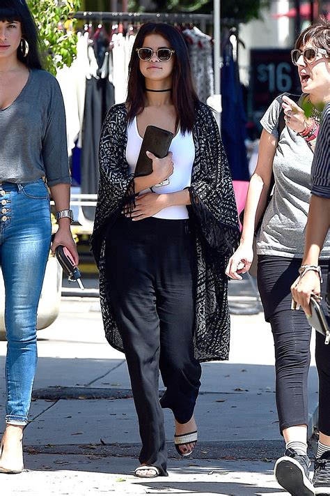 Selena Gomez Street Style Out In West Hollywood August 2014 • Celebmafia