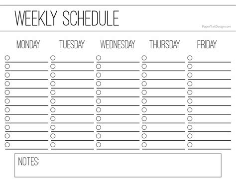 Printable Weekly Plan Checklist Pdf Download Study Planner Riset