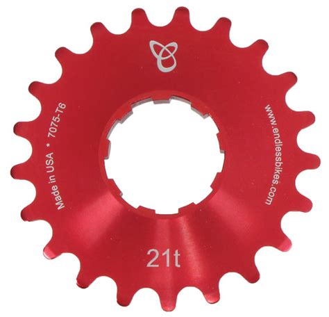 Endless Bike Kick Ass Cog 21t Red Ano Bikepartscom