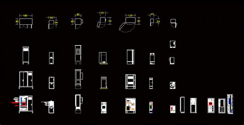 Template Cabinets Base Stations 2d Dwg Plan For Autocad Designs Cad