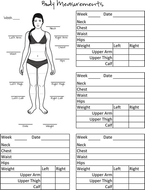 Pin on Body Measurement Chart - Women