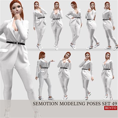 Semotion Female Bento Modeling Poses Set 49 The Best Way T Flickr