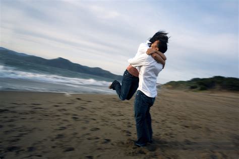 Filepeople Hugging In The Beach