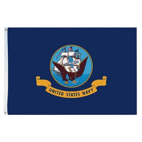 Nylglo Us Navy Armed Forces Flag 4 Fth X 6 Ftw Indoor Outdoor