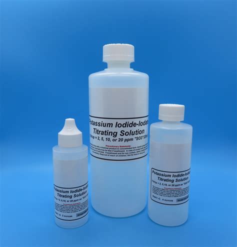 Potassium Iodide Iodate Titrating Solution Electro Glo Distribution