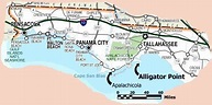 Panhandle Florida Map
