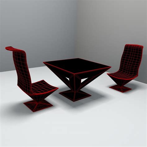 Pyramid Table And Chair Table And Chairs Chair Materials And Textures