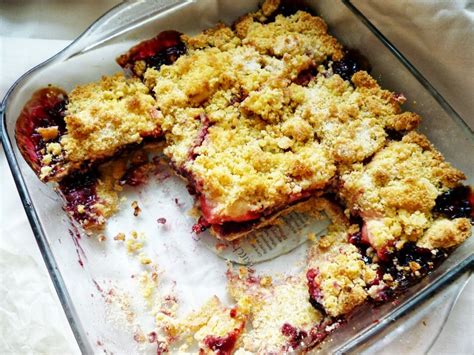 Apple And Blackberry Crumble Bars Stak St Austell Cook Book