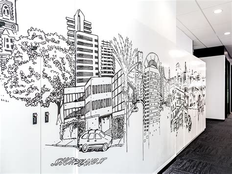 Office Wall Murals Watermark Creative