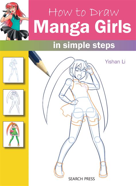 Search Press How To Draw Manga Girls By Yishan Li
