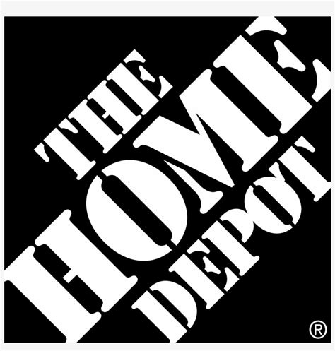 Home Depot Logo Home Depot Logo Black And White Png Free