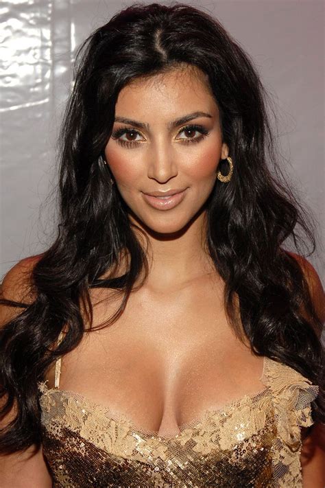 see kim kardashian s complete beauty evolution miami beach fl july 14 kim kardashian