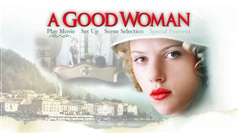 A Good Woman 2004 Dvd Menus